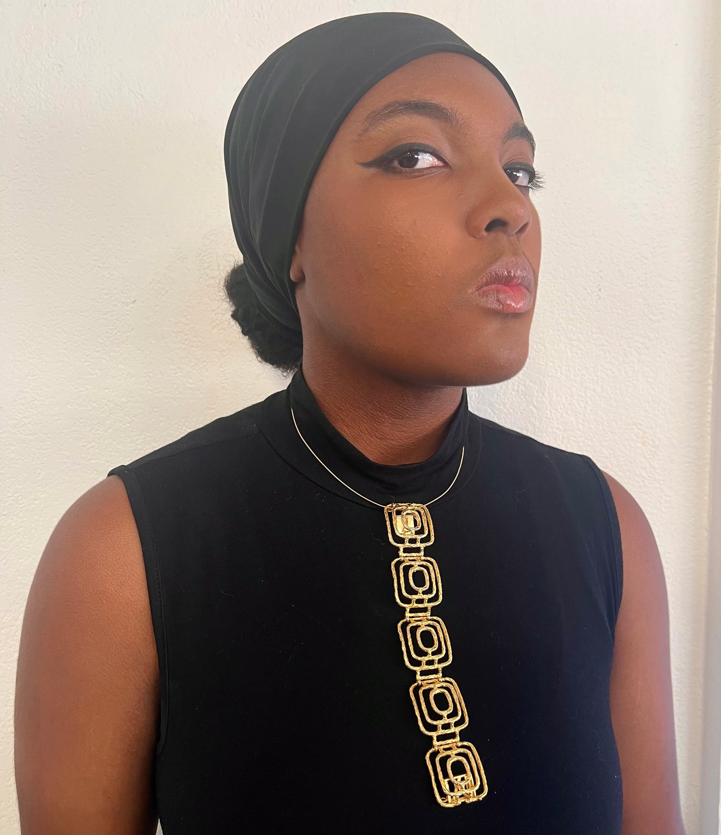 14k Square In Square Bracelet