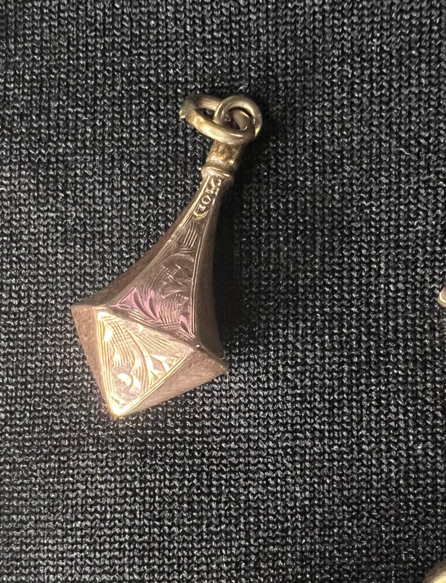 14k Rose Gold Victorian Style Dreidel
