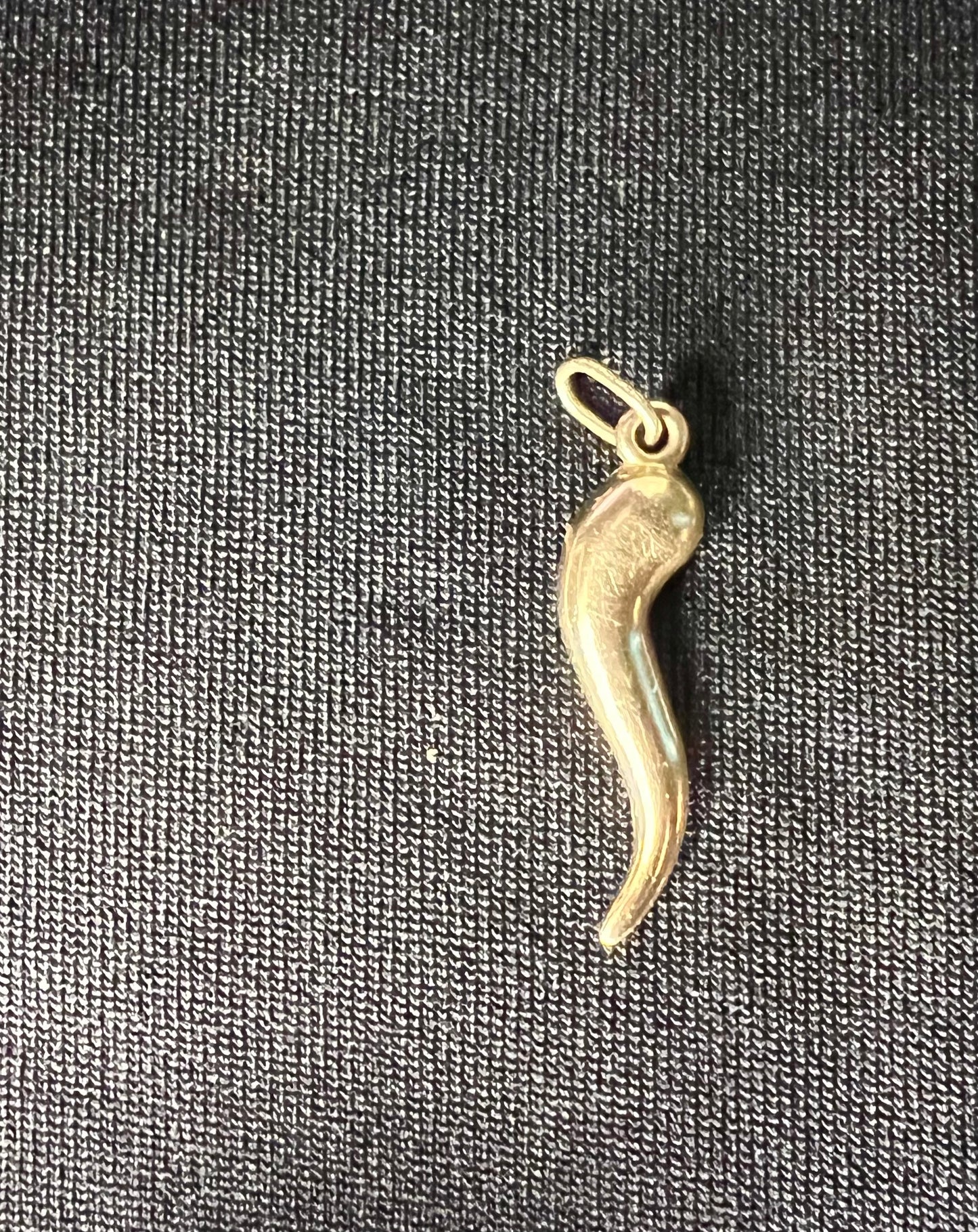 14k Italian Horn Charm
