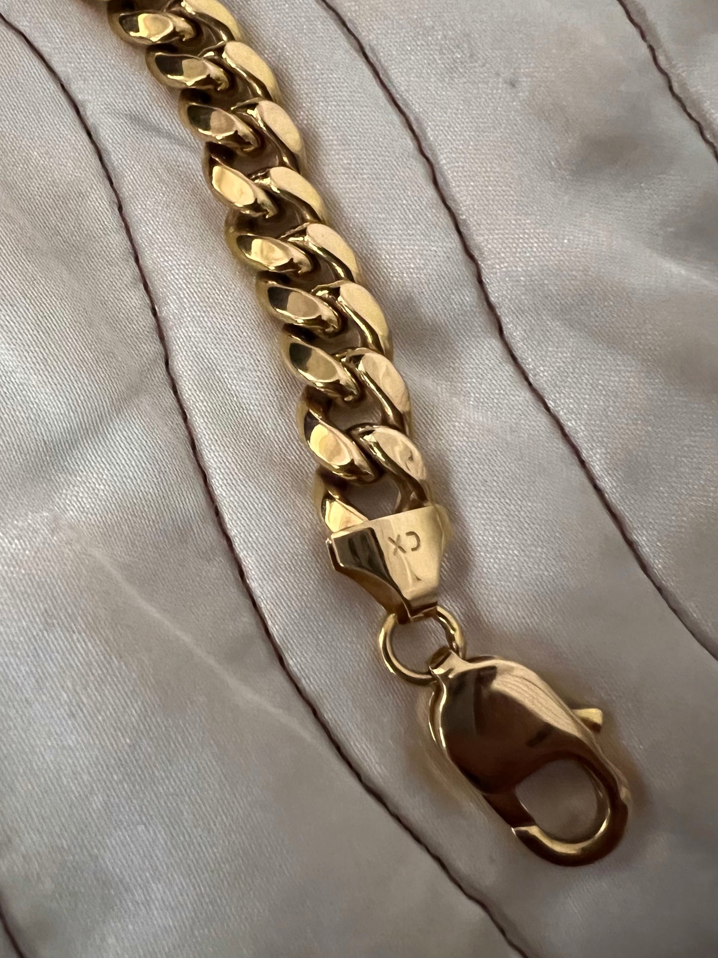 14k Cuban Link Bracelet