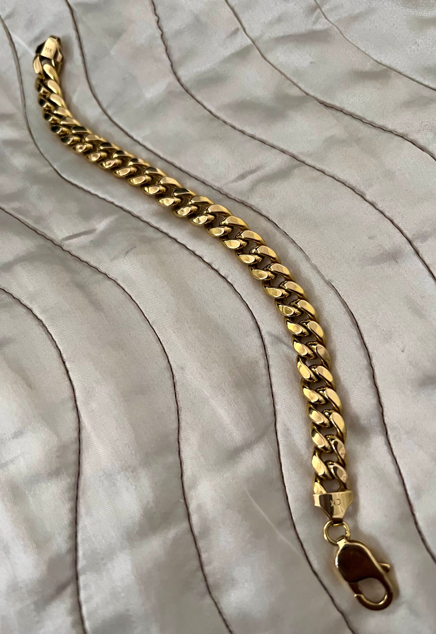 14k Cuban Link Bracelet