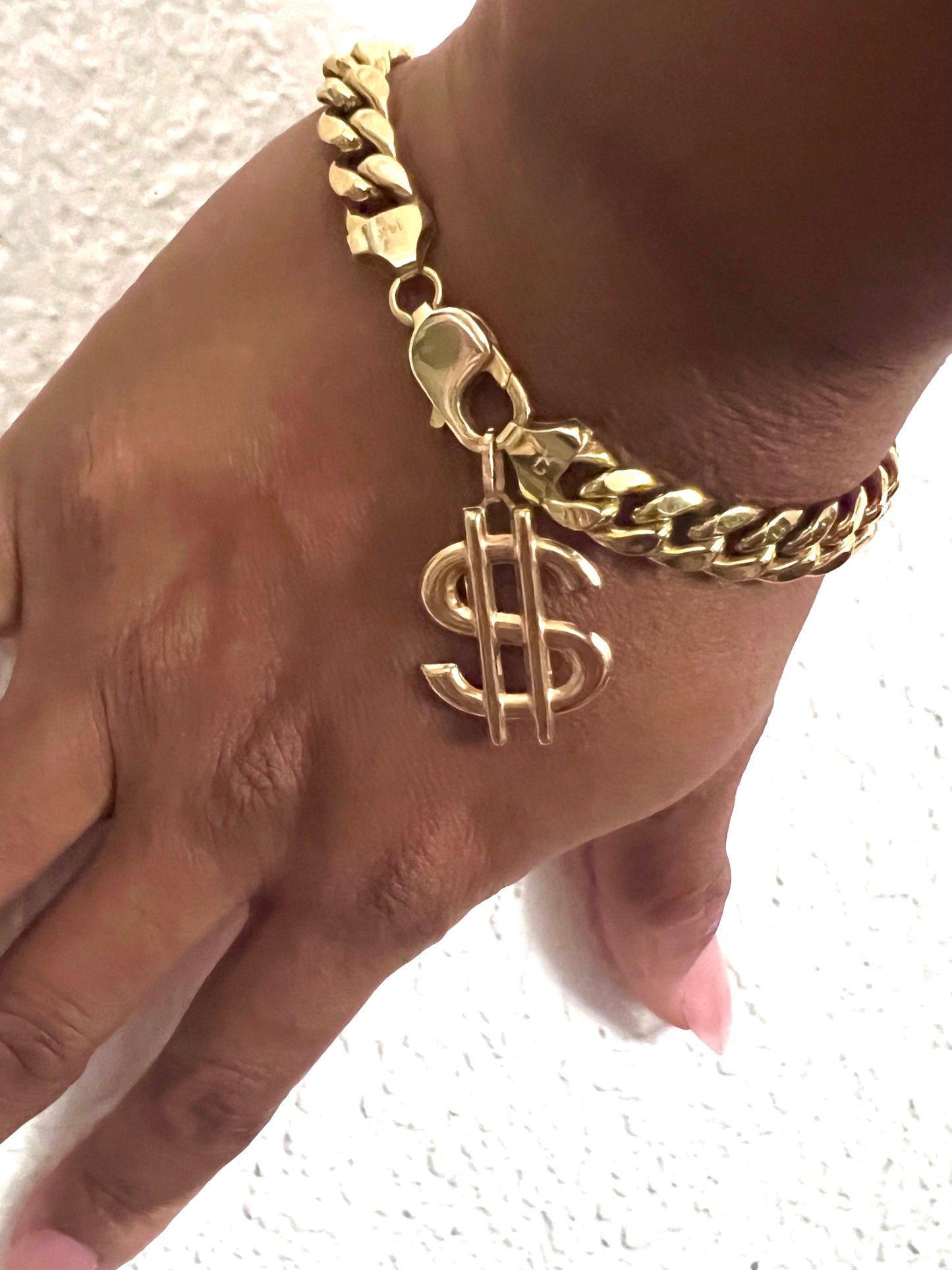 14k Cuban Link Bracelet